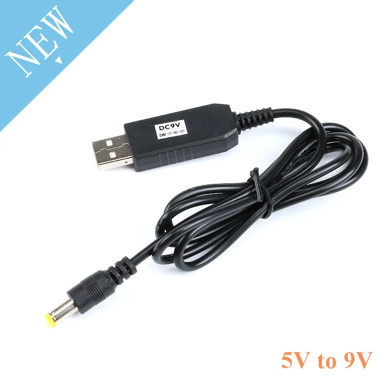 

USB DC 5V to DC 9V Step up Cable 5.5x2.1 mm Male Step up Converter For Router