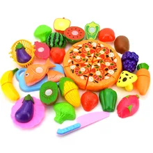 Kitchen girls kids toys Set of colorful fruit and vegetable for children gifts