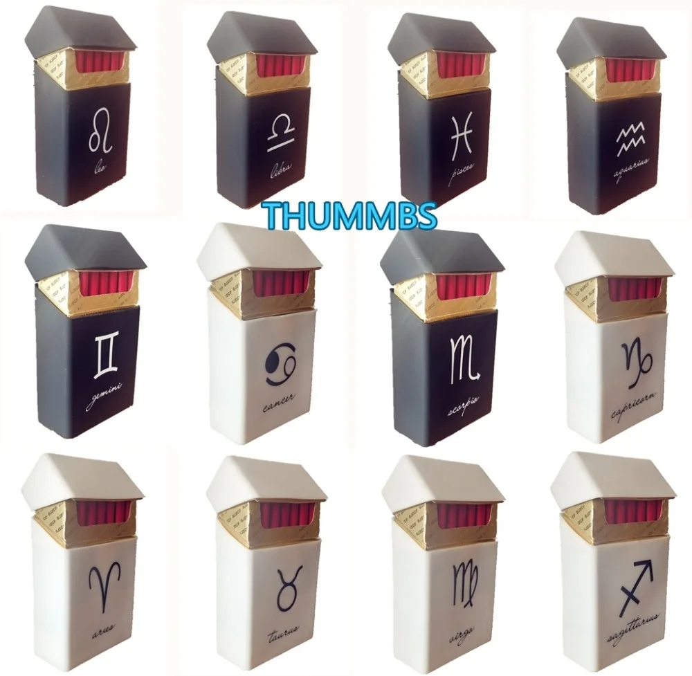 Aries Taurus Gemini Cancer Leo Cigarette Box Libra Scorpio Sagittarius Aquarius Pisces Gifts Soft Rubber Case Cover | Дом и сад