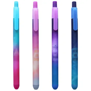 

36 pcs/lot Starry sky gel pens for writing Cute 0.5mm black ink neutral pen Stationery Promotional Gift school office supplies