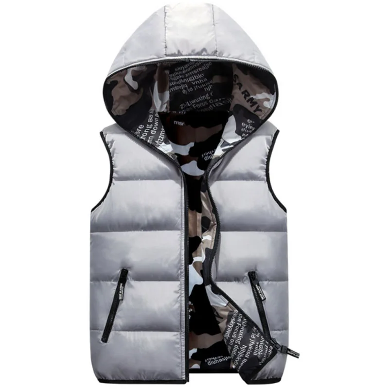 Vests Children Hoodies Warm Baby Girls Outerwear Coats Kids Vest Boys Hooded Jackets Autumn Winter Down Cotton Waistcoats Vest
