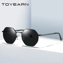 Новые модные сексуальные женские Восьмиугольные квадратные поляризованные солнцезащитные очки для женщин и мужчин винтажная металлическая оправа брендовые дизайнерские солнцезащитные очки женские