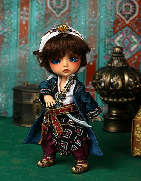 Image flash sale!free shipping!free makeup eyes!top quality bjd 1 8 baby doll lati Aladdin the Enchanted Lamp ver Lea tan yosd hot toy