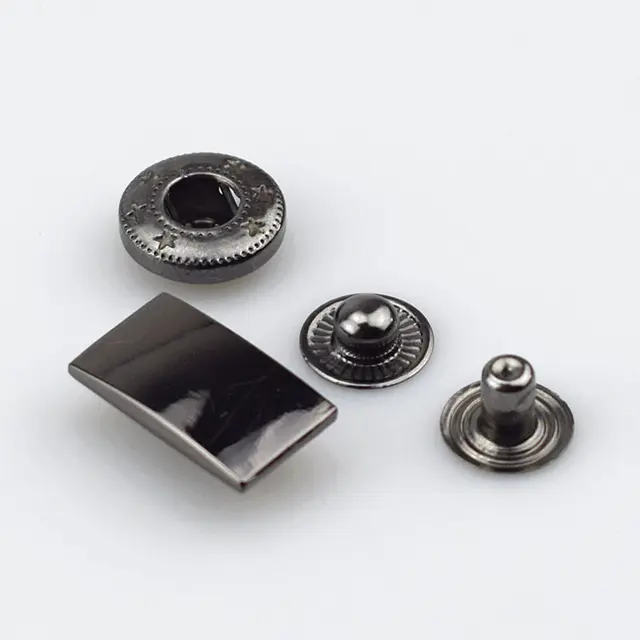 Buy 10sets Metal snap fastener metal buttons DIY