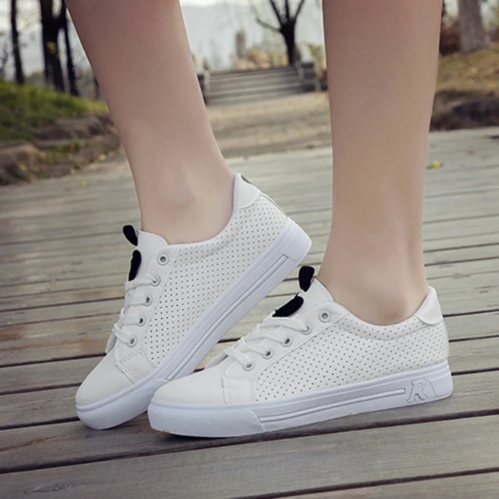 

SAGACE Shoes 2019 New Fashion Women's Summer Casual Shoes Female Heart-Shaped Breathable Comfortable Sports Scarpe Donna May31