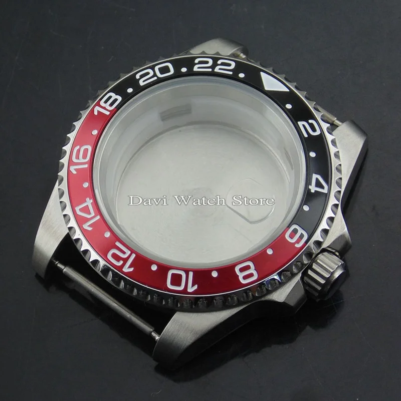 

40mm Bliger silver stainless steel watch case Fit ETA 2836,DG2813/3804,Miyota 82 Series movement