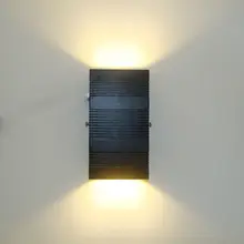 Современный СВЕТОДИОДНЫЙ Уличный настенный светильник, светильник для крыльца, COB 6 Вт, водонепроницаемый IP65 для украшения сада, настенный светильник, прямоугольник 1151