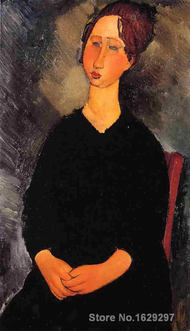 

Modern painting abstract Little Serving Woman by Amedeo Modigliani High quality Hand painted