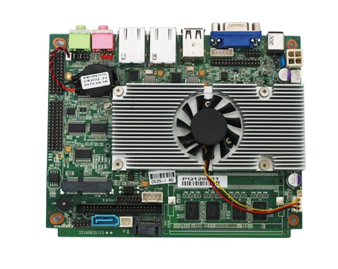 

2015 hot selling fanless mini itx motherboard Ultra thin PC D525 motherboard with Intel Atom D525 processors
