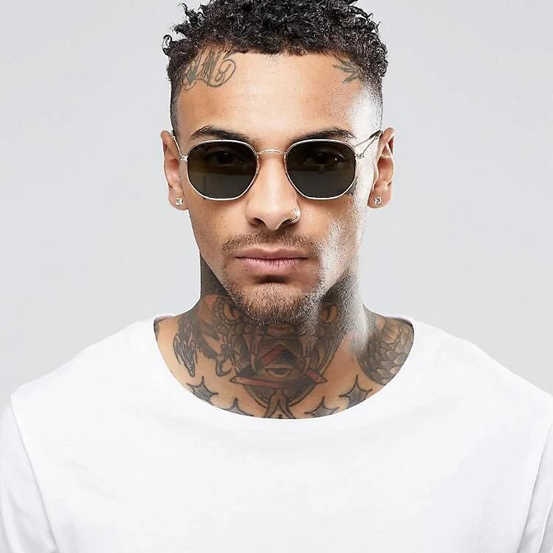 

Gy Snail fashion Men Sunglasses square Brand Designer Classic Square sun glasses for women oculos Vintage ladies sunglasses sun