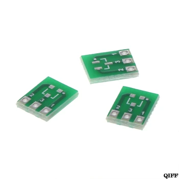 

Drop Ship&Wholesale 10 Pcs Double-Side SMD SOT23-3 To DIP SIP3 Adapter PCB Board DIY Converter APR28