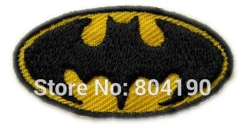 

Retro Mini SuperHero BATMAN LOGO Animated Series Costume Embroidered Emblem punk rockabilly applique sew on/ iron on patch