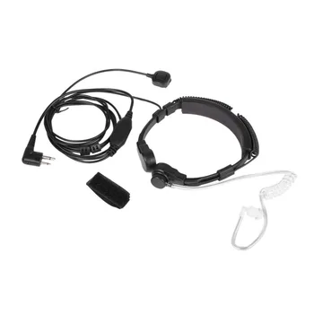 

Professional Stretchable Easy to Use Walkie-talkie M Head Throat Control Finger PTT Headset Speaker for Motorola