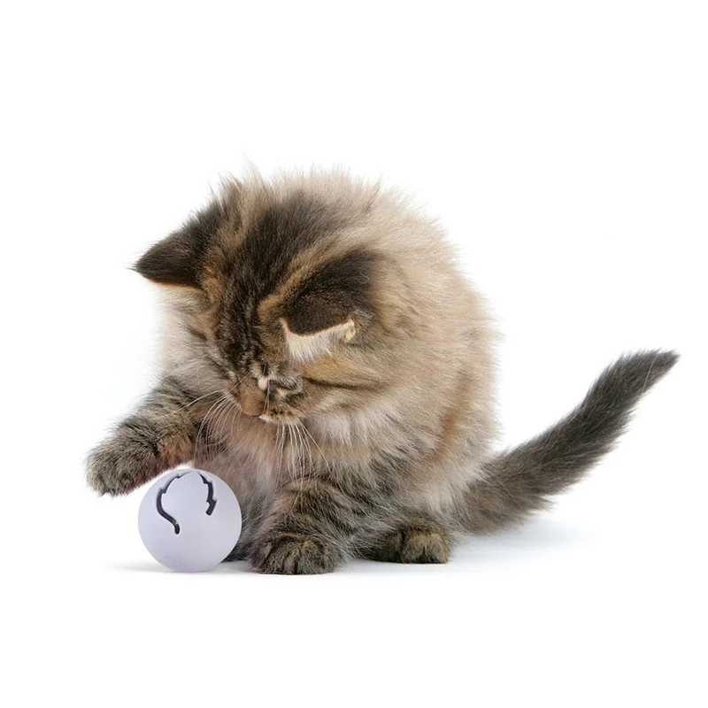 3 шт. ПЭТ шарик с колокольчиком игрушки для кошки котята интерактивные забавные Роллинг мяч игрушки для решения скуки