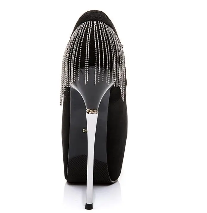 The new 15cm fish-tip sexy super-high heel shoes for summer 2019
