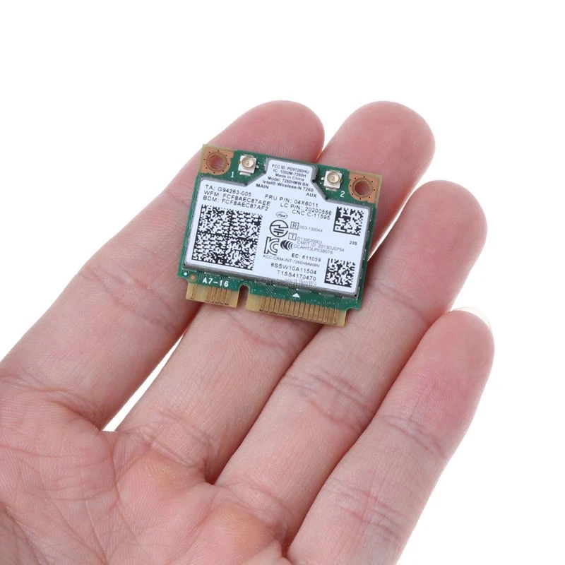 Беспроводная карта Intel 7260NGW Bluetooth 4 0 BN WiFi NGFF Wlan 300M 04X6011 04W3815 для Lenovo Thinkpad|Сетевые