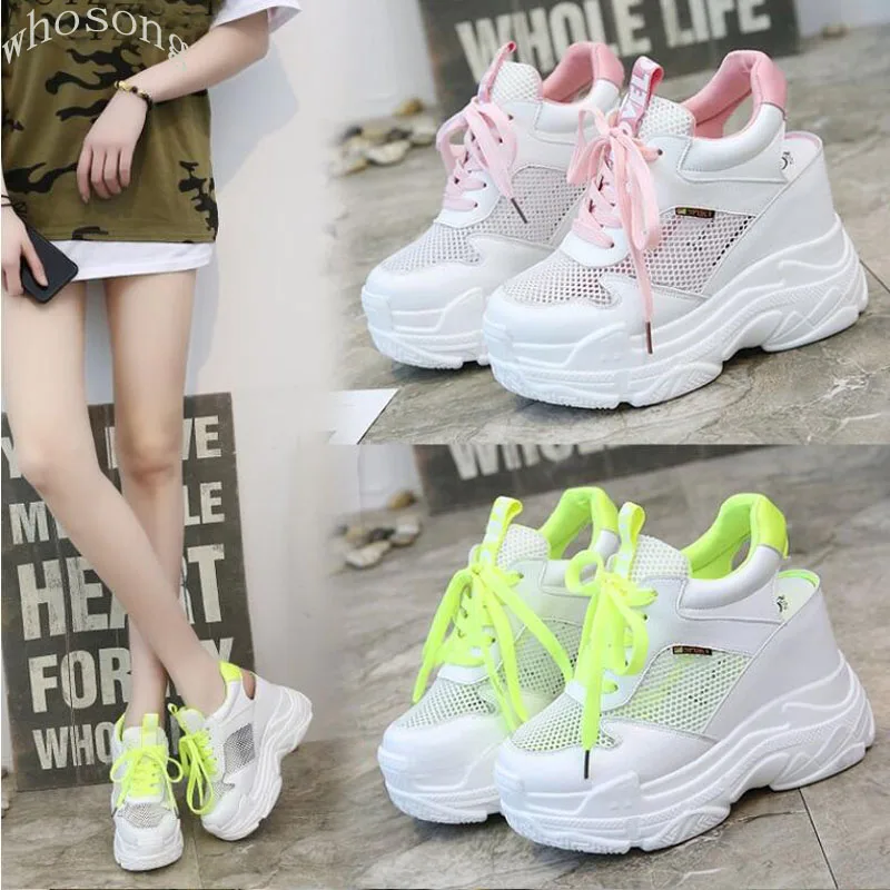 

Women's Sandals 2019 Summer Muffin Thick Bottom Fish Mouth Sports Sandals With Breathable Mesh pu Leather Casual Shoes m338