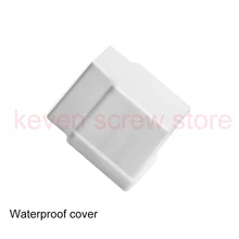 Белый пластиковый Соленоидный клапан водонепроницаемая крышка водяной клапан крышка