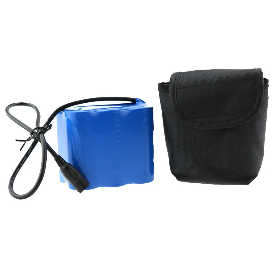 Ceny 8.4V 36000mah akumulator 26650 akumulator 6x26650 power bank baterii dla światło rowerowe X2 X3 lampa rowerowa z ładowarka eu
