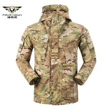 M65 военная камуфляжная куртка тактическая куртка армии США Мужская водонепроницаемая ветровка Полевая куртка Верхняя одежда летная Толстовка армейское пальто