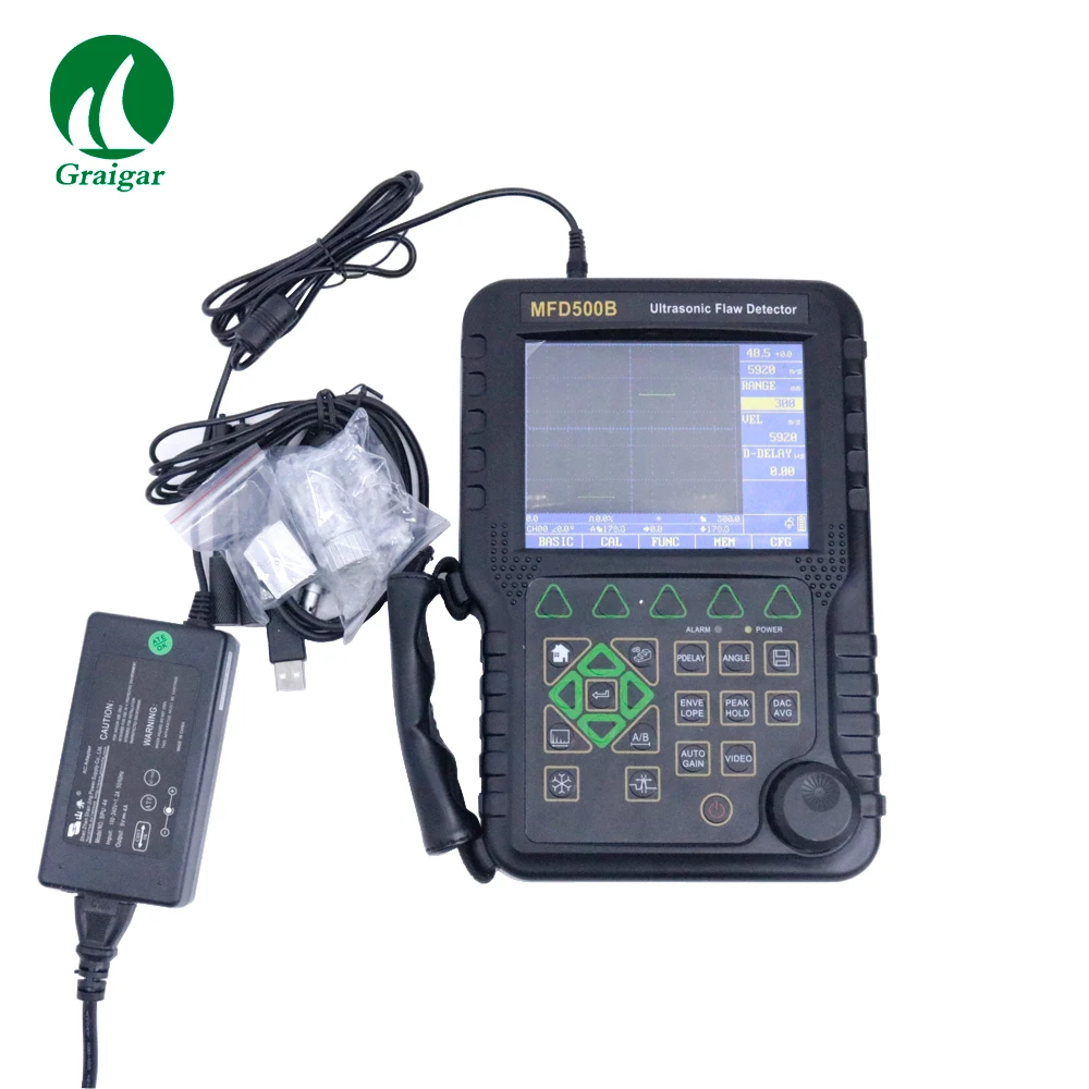 

MFD500B Professional Portable Digital Ultrasonic Flaw Detector Range: 0 ~ 9999MM