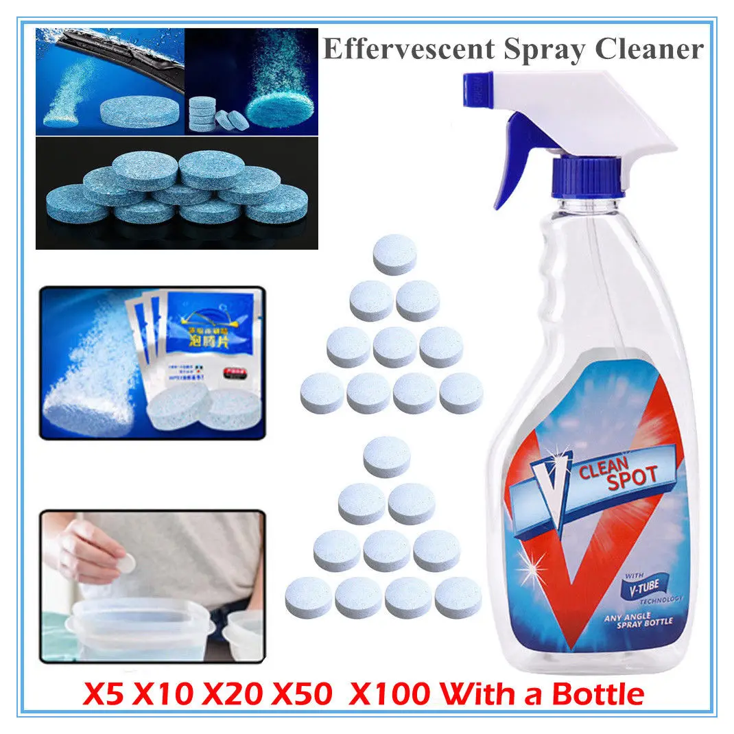 

Dropshipping Multifunctional Effervescent Spray Cleaner Set V Clean Spot Home Cleaning Concentrate Home Cleaning Tool