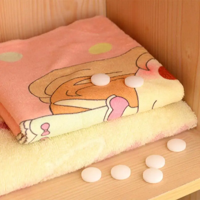 1 упаковка натуральная камфора мяч Camphor белый Mothballs шарики от моли насекомых