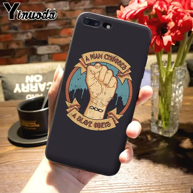 Yinuoda Bioshock infinite роскошный ТПУ резиновый чехол для телефона чехол для Apple iPhone 8 7 6 6S Plus X XS XR XS MAX 5 5S SE 5C Чехол