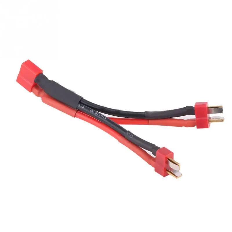 

T-Plug 2 Male To T-Plug 1 Female Power 11.5cm Cable Silicone Wire For 2-6S Lipo Battery High Quality Remote Control Accessories