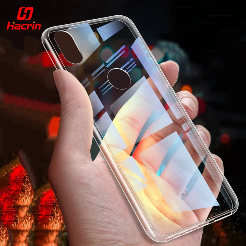 Hacrin Case for Huawei P Smart 2019 Transparent Clear Bumper TPU Silicone Shockproof Cover |