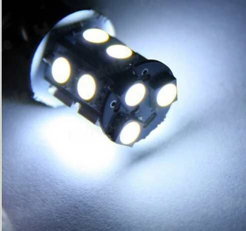 Car-Auto-Brake-Backup-Parkig-Tail-Stop-Turn-Light-Bulbs-T25-P27-5W-13smd-5050-White