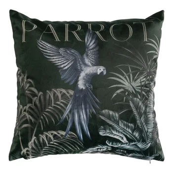 

Thick Cotton Linen Pillow Cover Jungle Style Parrot Tropical Cushion Cover Home Decorative Pillow Case 45x45cm/30x50cm