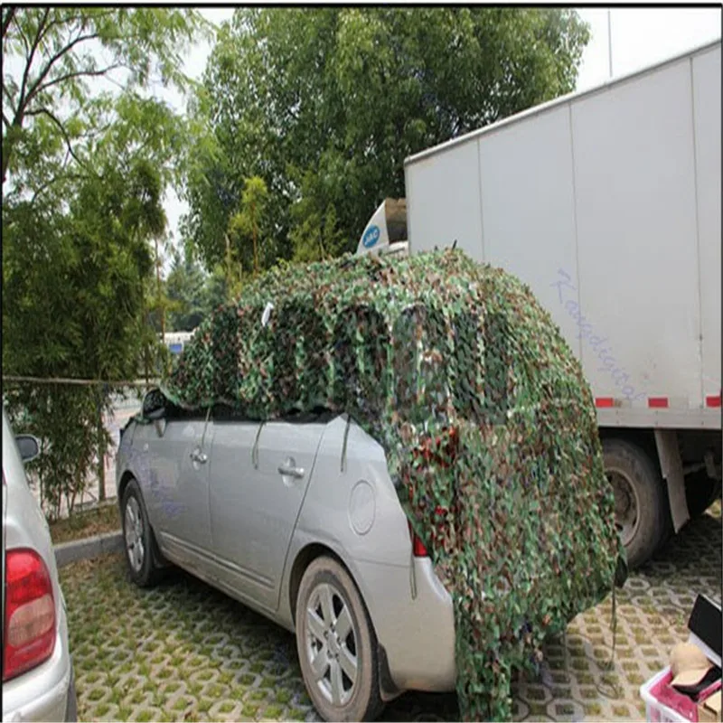  5M*6M Car-covers Tent Army Military Camo Netting Car-covers Sun Shade Tent Filet Camouflage Militai
