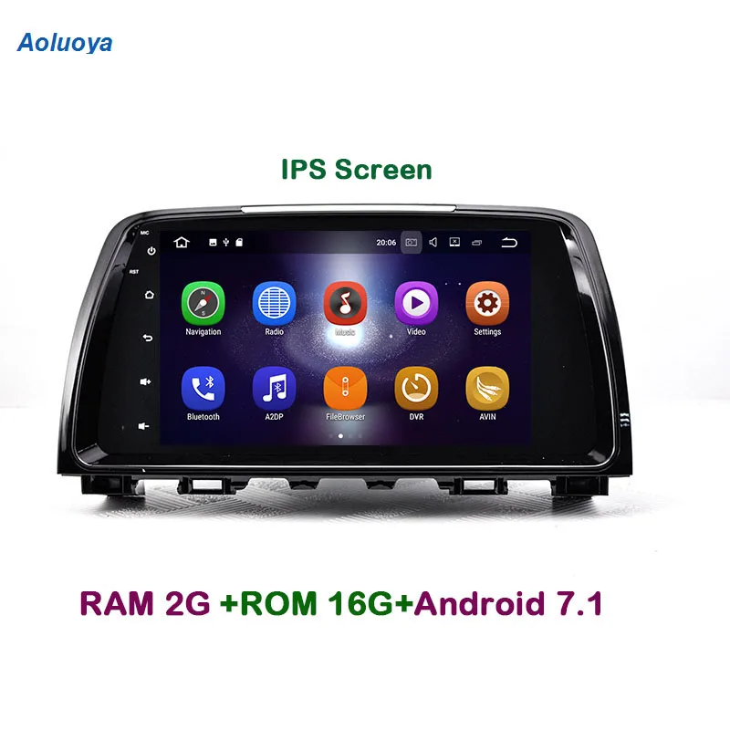 Perfect Aoluoya IPS 2GB RAM Android 7.1 CAR DVD GPS Player For Mazda 6 2013 2014 2015 Audio Radio GPS Navigation head unit WIFI BT DAB+ 0 Perfect Aoluoya IPS 2GB RAM Android 7.1 CAR DVD GPS Player For Mazda 6 2013 2014 2015 Audio Radio GPS Navigation head unit WIFI BT DAB+ 0