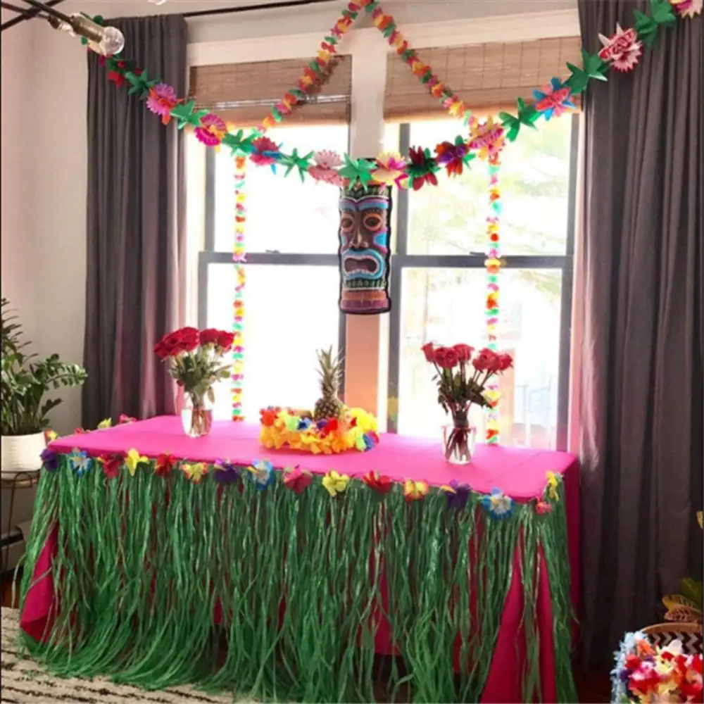 Гавайская гирлянда из цветов своими руками