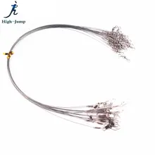 10 шт., рыболовная леска из нержавеющей стали, рыболовная приманка, защита от укусов, поворотная стальная леска, 18 см, 23 см, 28 см, рыболовная леска