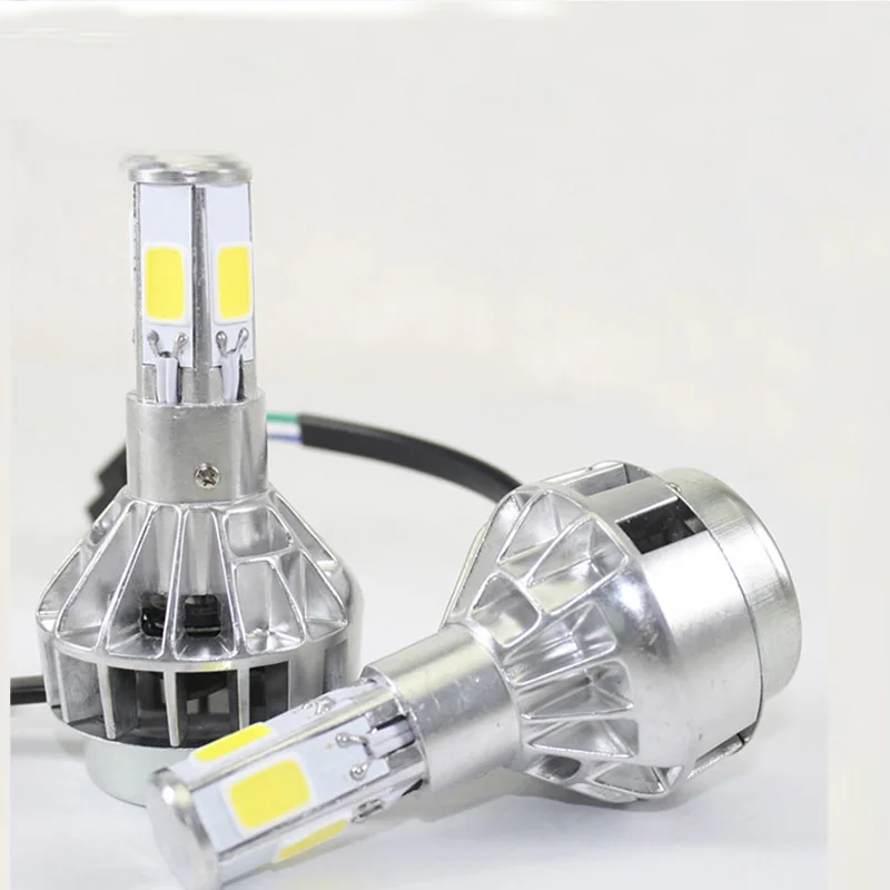 Super bright all in one 35W 5 COB LED h4 led headlight car auto