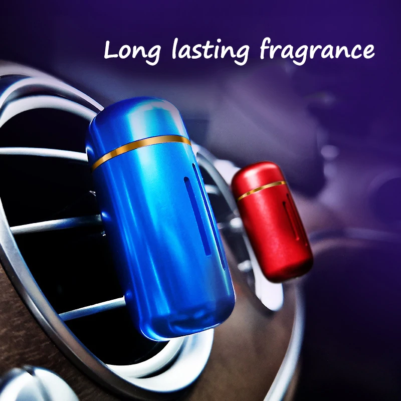 

Car Air Freshener Air Outlet Car Perfume Aluminum Alloy Solid Fragrance Lasting Fragrance car Perfume Car Decoration Accessories