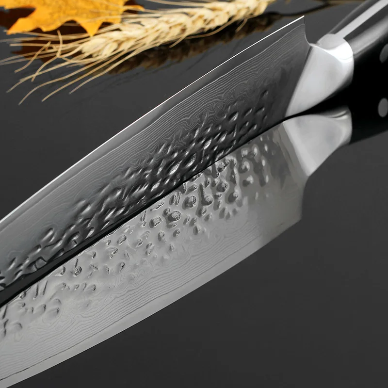 XITUO Дамаск Кухня шеф повара Ножи набор 67 слой Vg10 японский Profesional Кливер Santoku нож