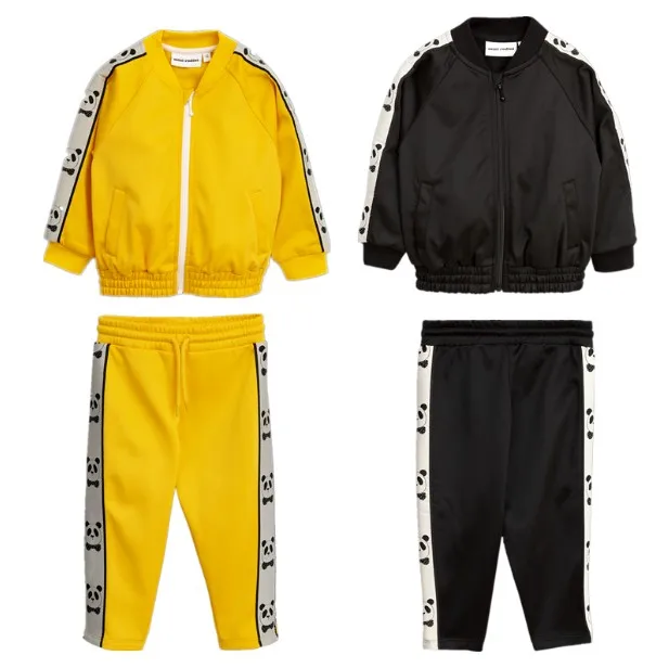 

80-140cm new 2019 spring cartoon print patchwork sport boys clothing set 2pcs fashiong style kids clothes set children jacket