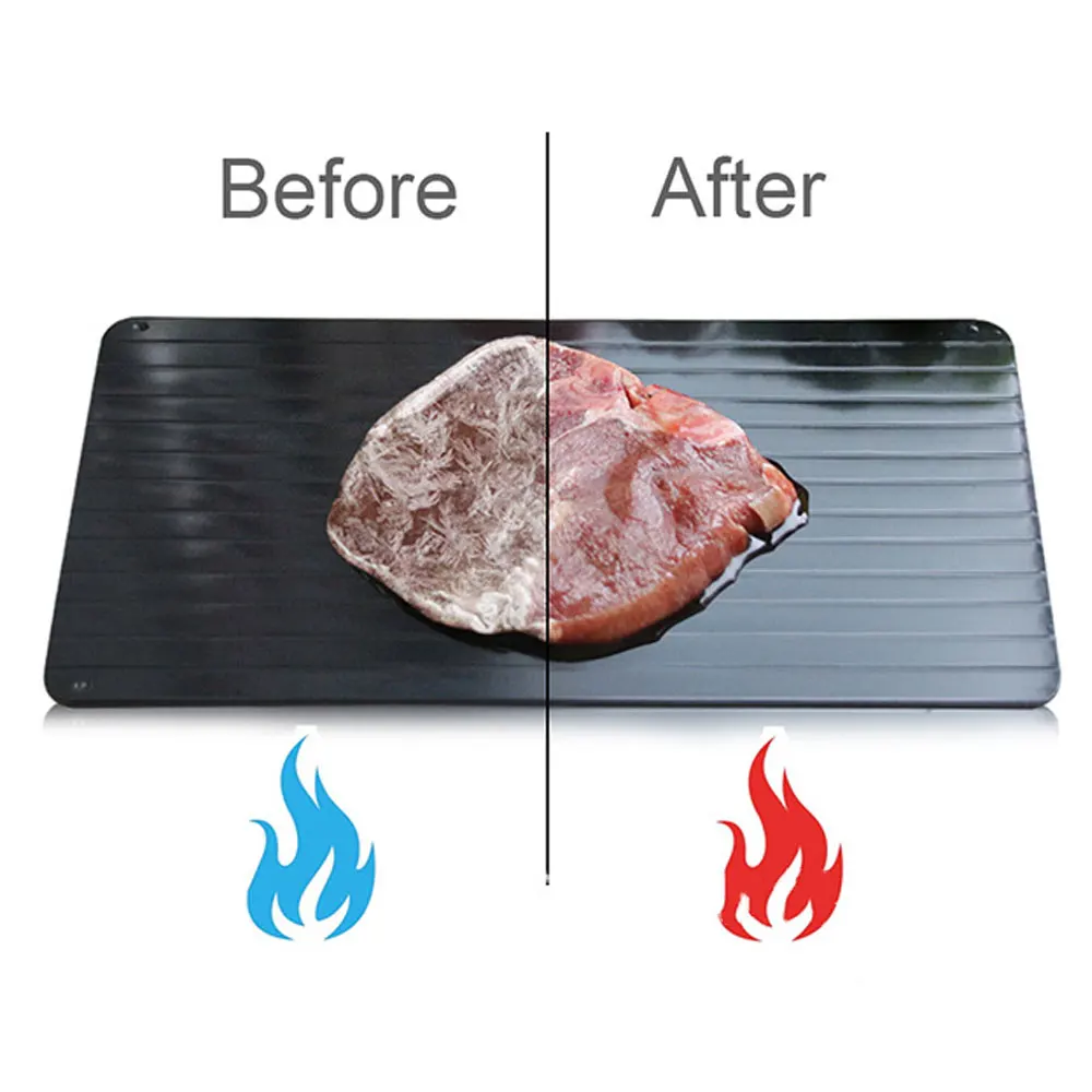 2018 New Fast Defrosting Meat Tray chopping board Rapid Safety Thawing Tray For Frozen Food Meat Kitchen knives and accessories