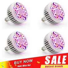 4 шт./лот светодиодный светильник для выращивания растений 120 Вт полный спектр фитолампа светодиодный светильник для выращивания Гидропоника в помещении парниковый Vegs Цветочная лампа