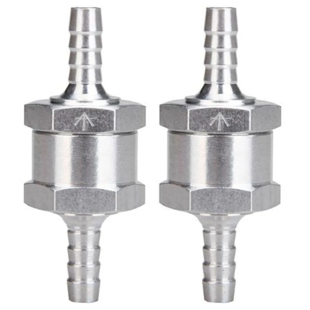 

2PCS 2x 8MM/10MM/12MM Non-Return One Way 5/16 3/8 1/2 Inch Air Aviation Fuel Oil Check Valve crude oil engine Gas marine/fuel