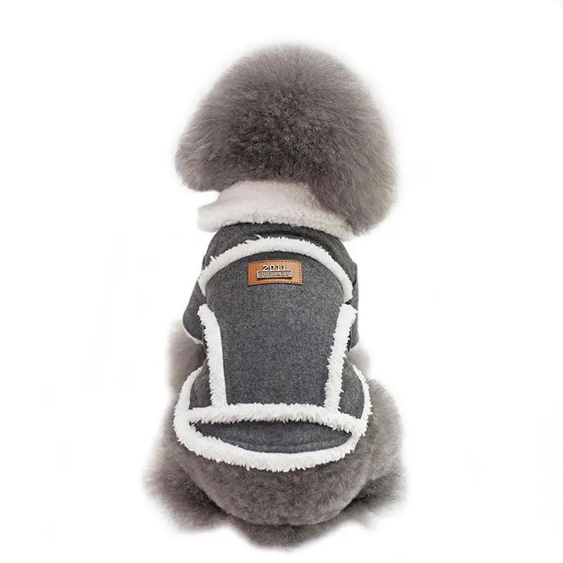 Мягкое домашнее пальто для собаки теплое маленькое собачье пальто зимняя куртка для щенка собачья кошка Apperal ropa para perro S-XXL