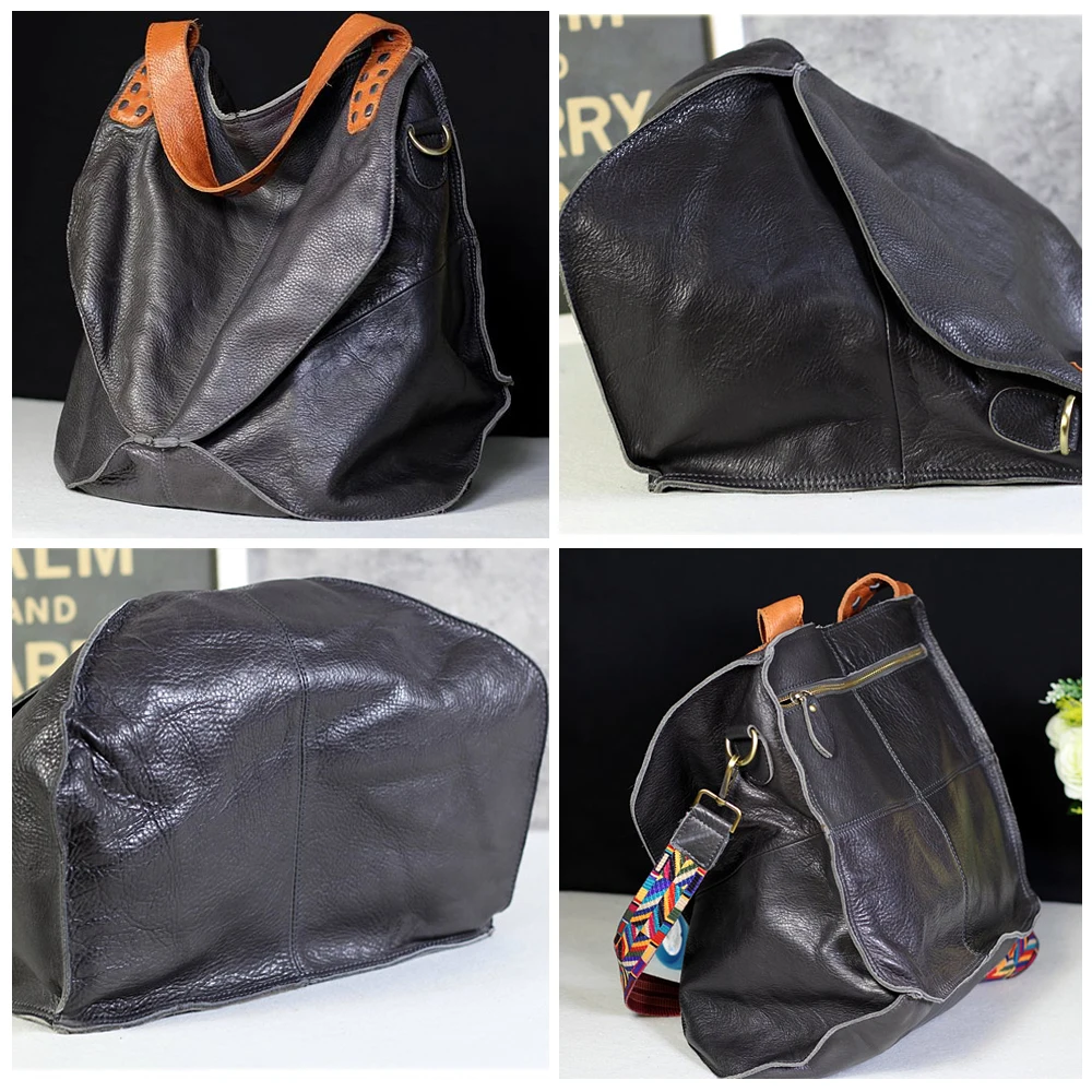  2019 nouveaux sacs d'été 100% sacs à main en cuir véritable grande capacité conception chaude femme