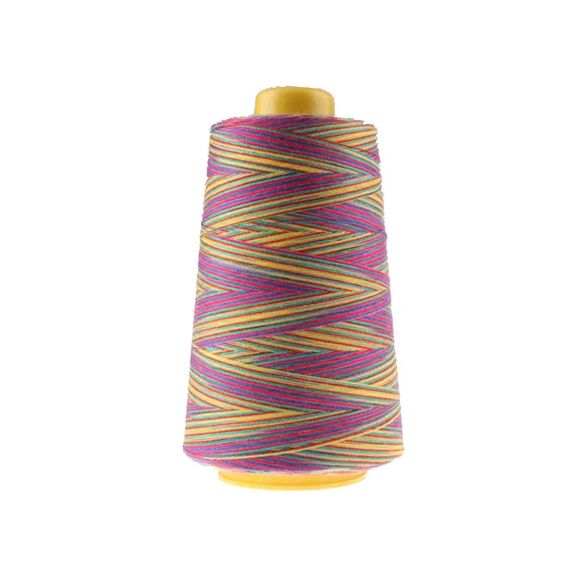 Hot Sale 3000Y 40S/2 Industrial Sewing Thread Multicolor Polyester