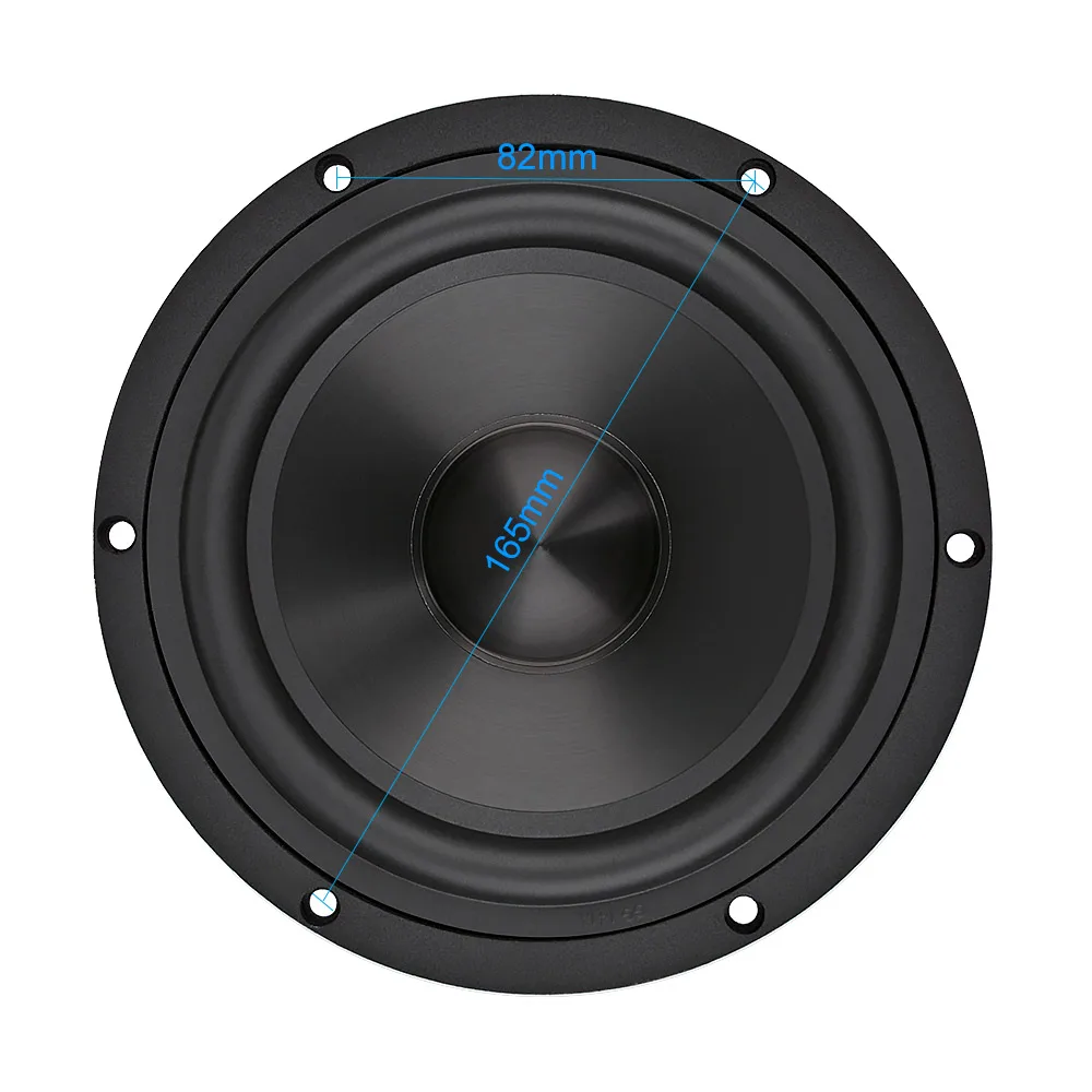 AIYIMA 6.5 Inch Midrange Bass Speaker 60W 4 8 Ohm Hifi Woofer Loudspeaker High Power Aluminum Frame For Bookshelf Home Theater