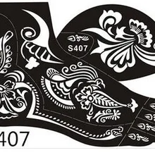 6 пар = 12 шт хны тату трафаретные татуировки пасты временные повторные оптические, для чтения картины ног искусство обе ноги 16 модель выбрать