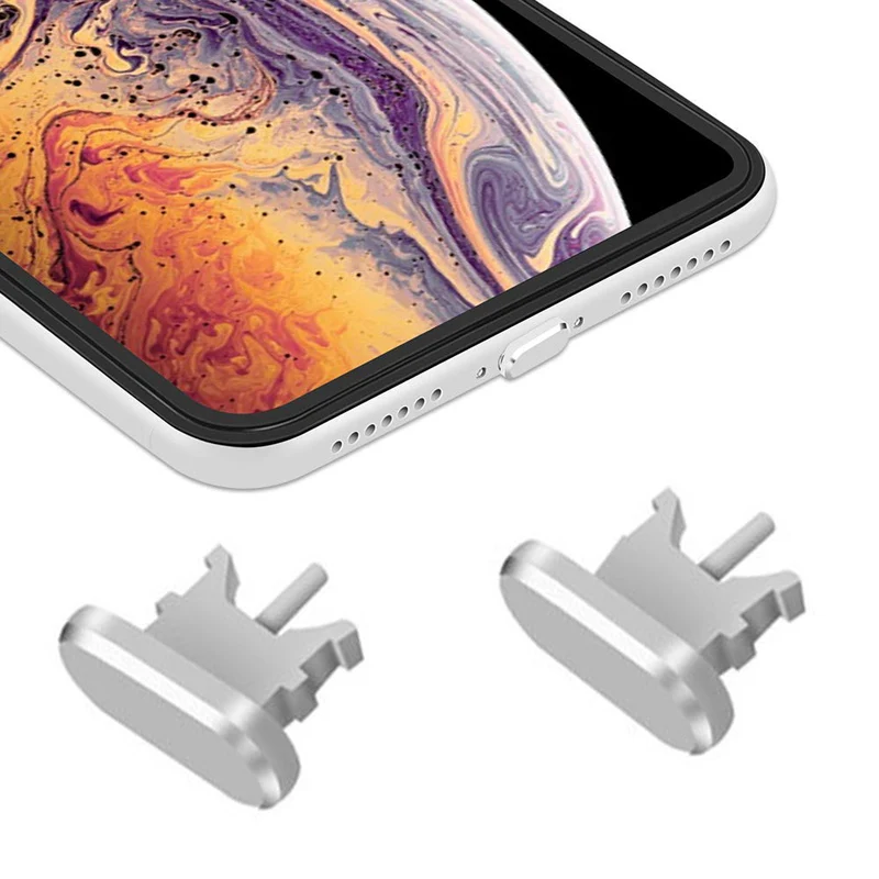 Mobile Phone Accessories Dust Plug Metal Aluminum 2 In 1 For Ipad Iphone 12 11 Pro X Xr Xs Max 8 7 Plus Usb Gadgets Dust Plug Aliexpress