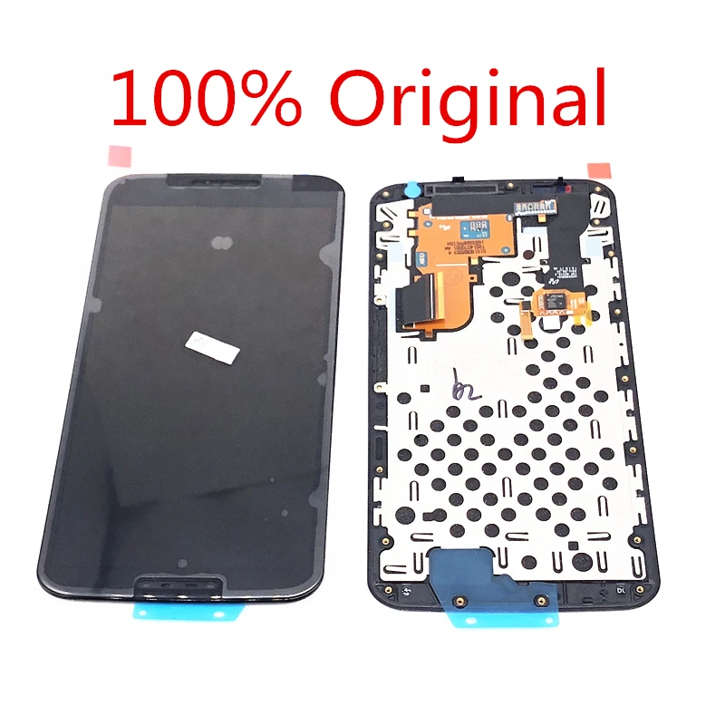 

Original New Replacement Full LCD Screen Digitizer Assembly For Motorola Google Nexus 6 xt1100 xt1103 Nexus6 +Frame